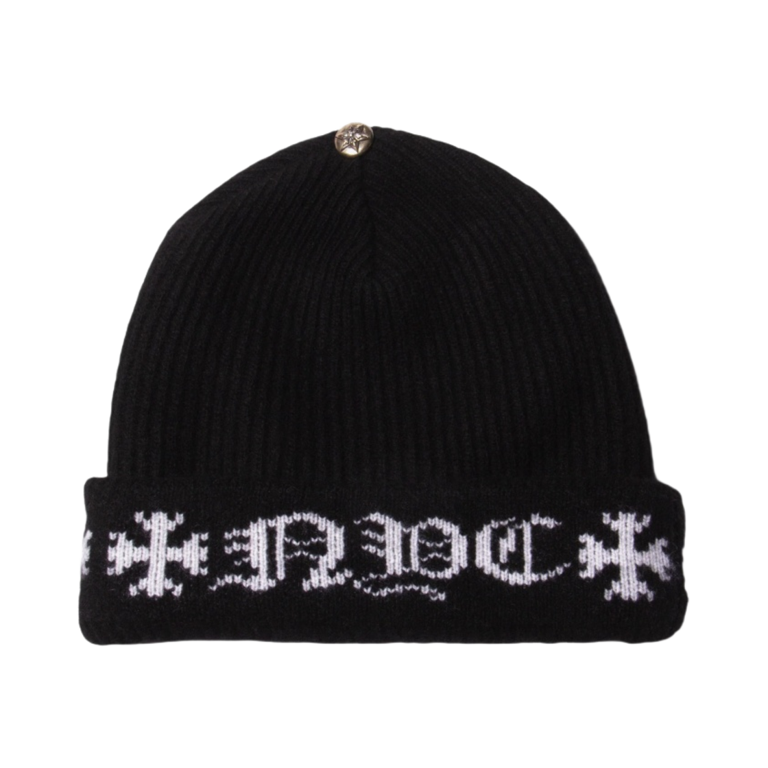 - Chrome Hearts Big Daddy Cashmere Beanie Black - New York Exclusive - 대표 이미지 #1