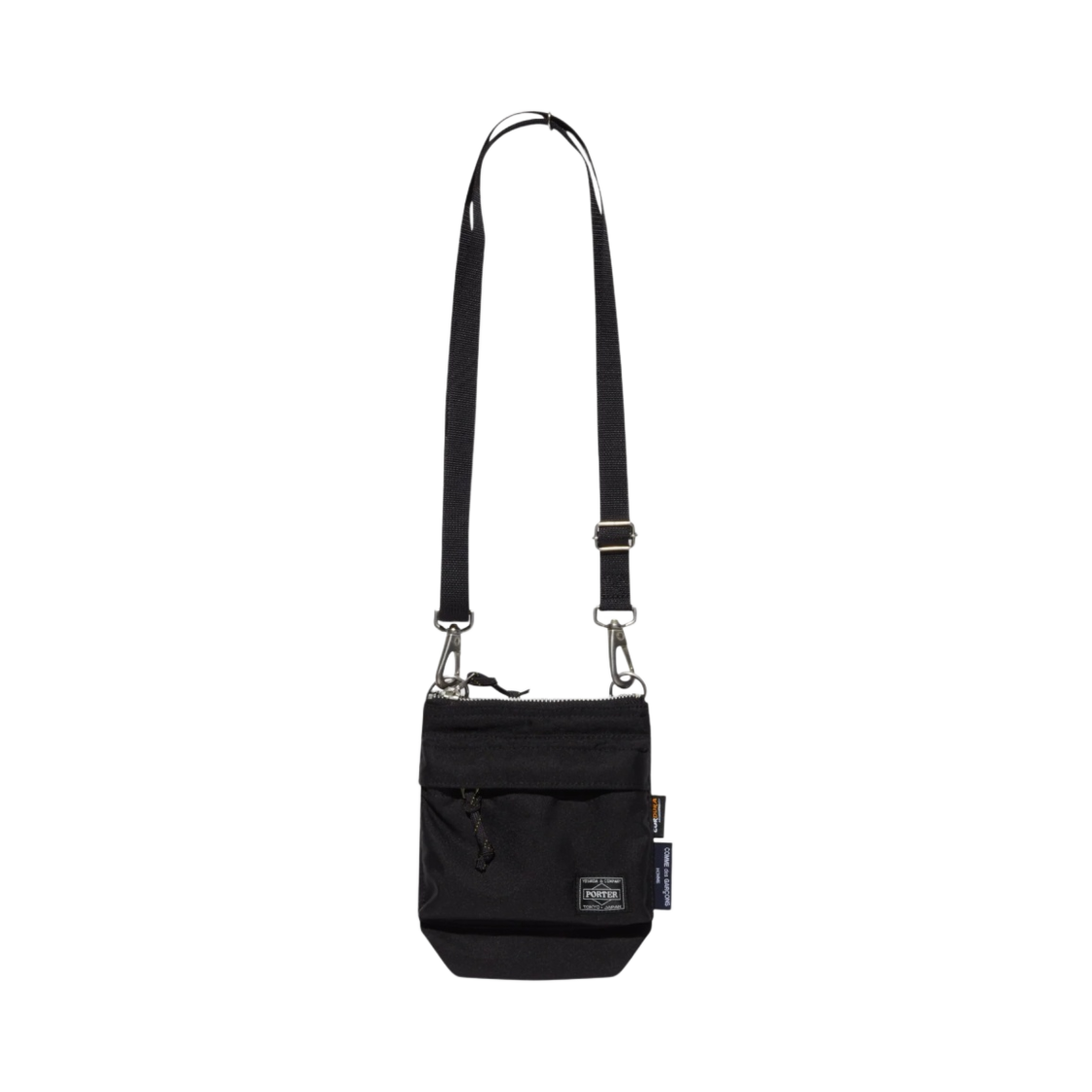 포터 x 꼼데가르송 옴므 코듀라 숄더백 블랙(Porter x Comme des Garcons Homme Cordura Shoulder Bag Black) - 1