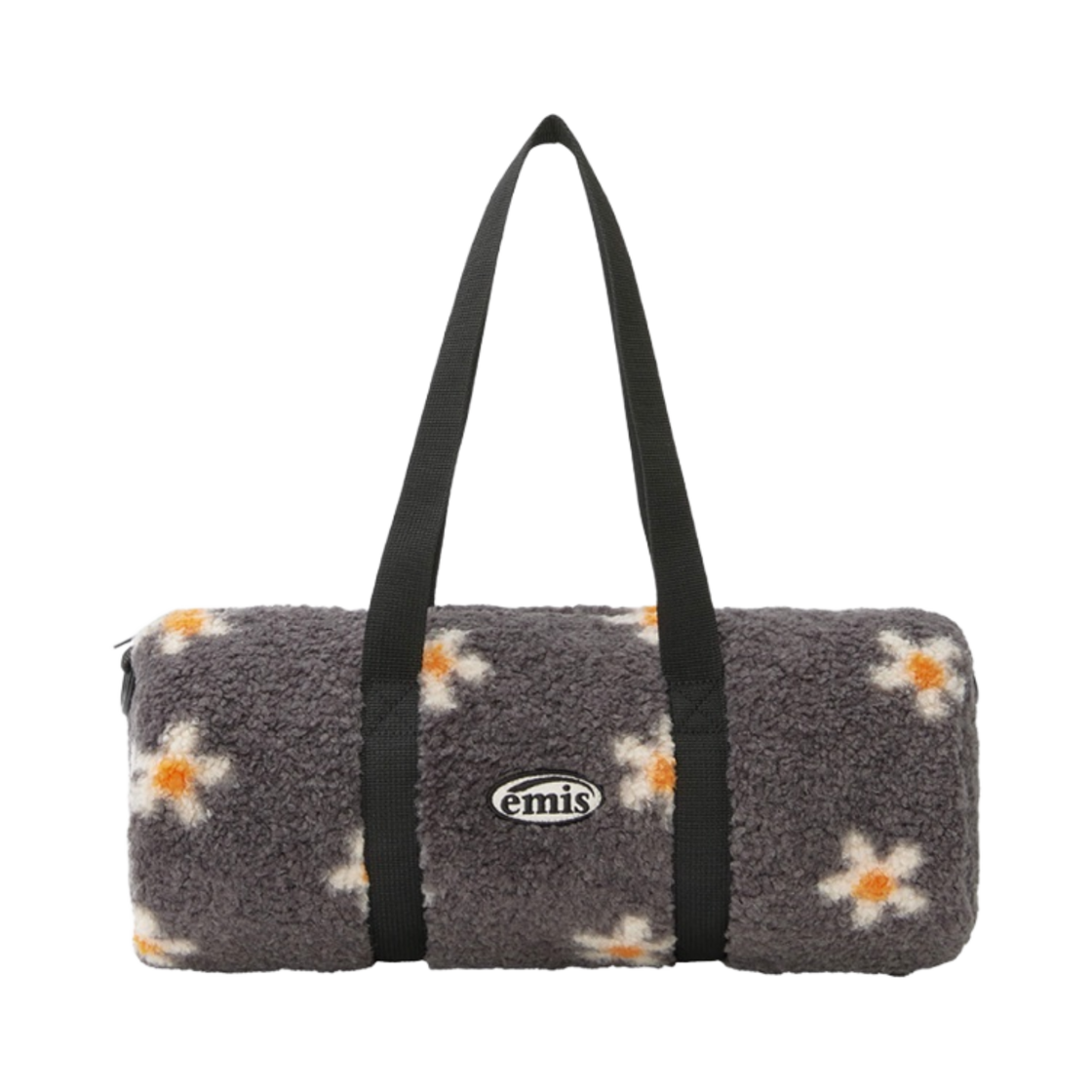 이미스 플라워 버클 크로스드 바디 백 블랙(Emis Flower Boucle Crossed Body Bag Black)