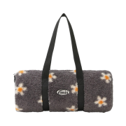 Emis Flower Boucle Crossed Body Bag Black