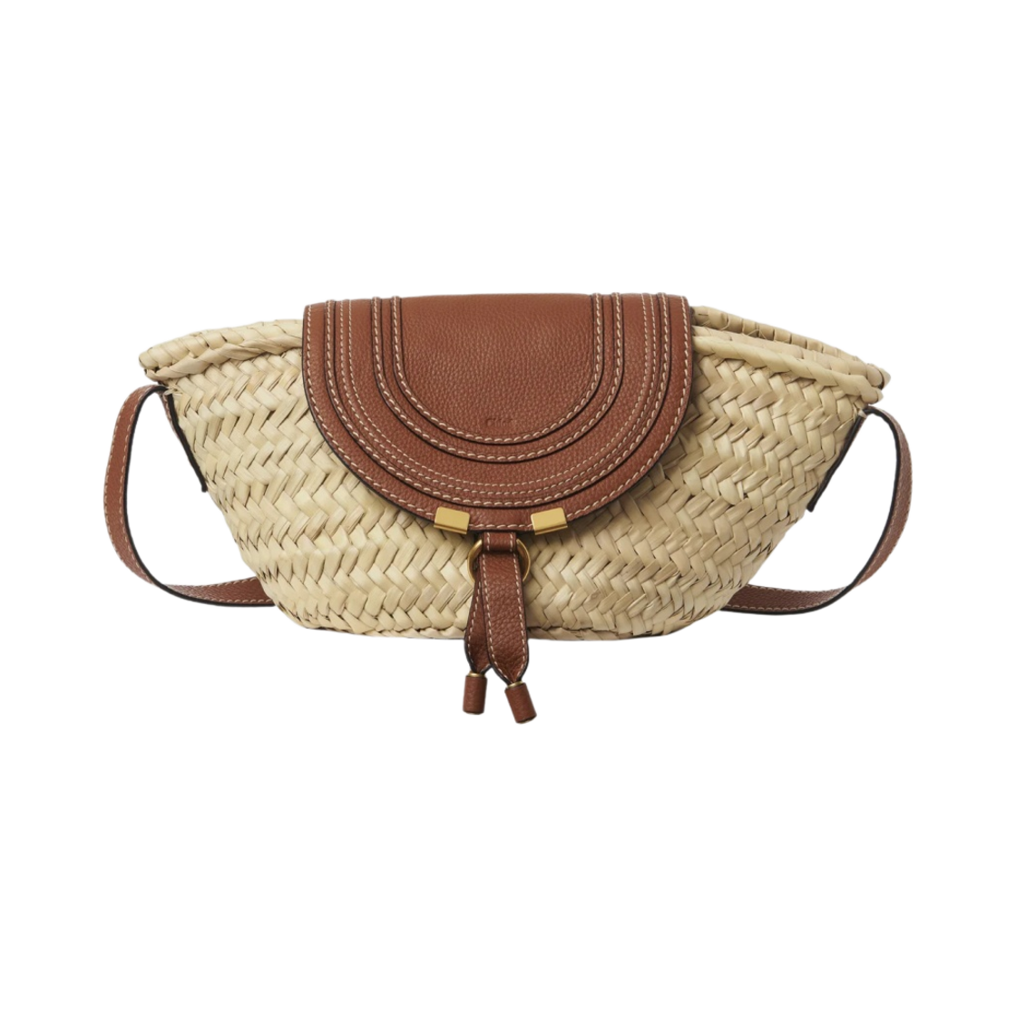 끌로에 스몰 마르씨 베스킷 탄(Chloe Small Marcie Basket Tan) - 1