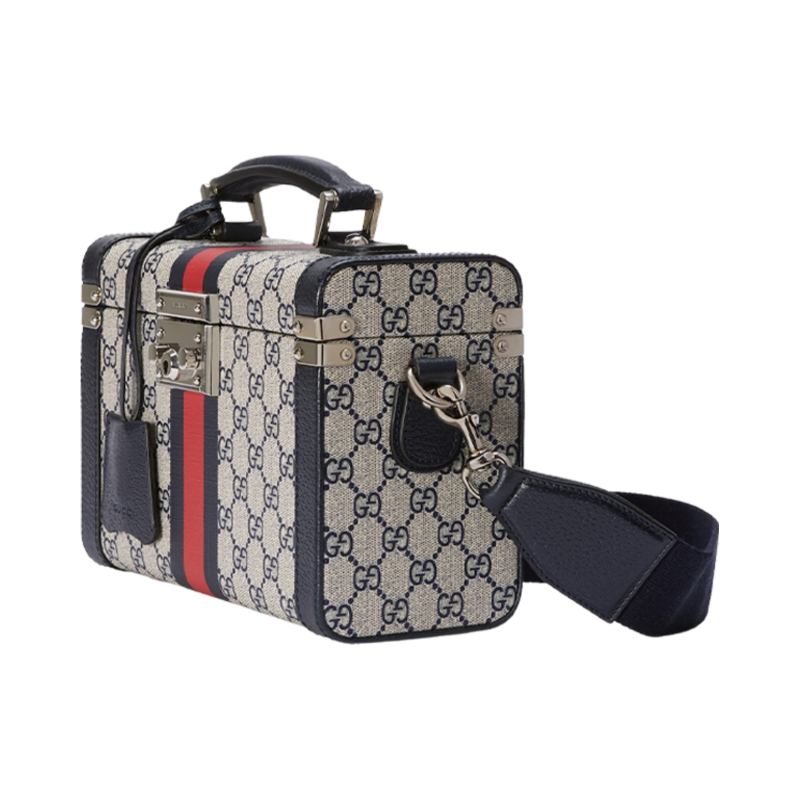 구찌 사보이 뷰티 케이스 베이지 블루 슈프림(Gucci Savoy Beauty Case Beige Blue Supreme) - 2