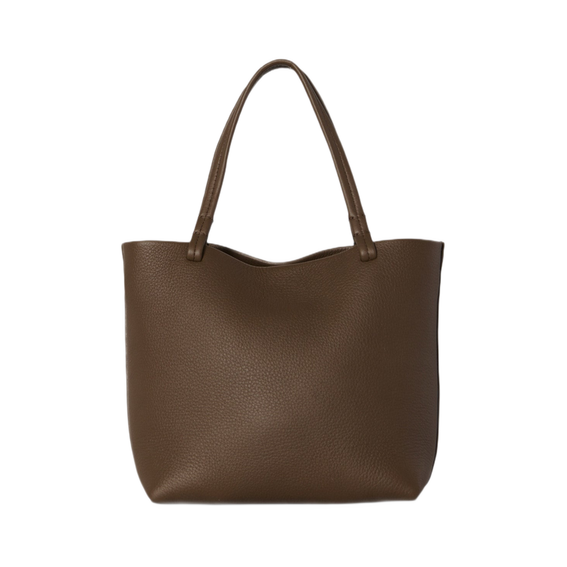더 로우 스몰 파크 토트백 레더 다크 올리브(The Row Small Park Tote Bag in Leather Dark Olive) - 1