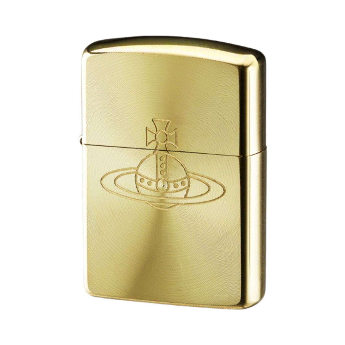 505253218/1218100 Vivienne Westwood Spin Orb Zippo Lighter Gold