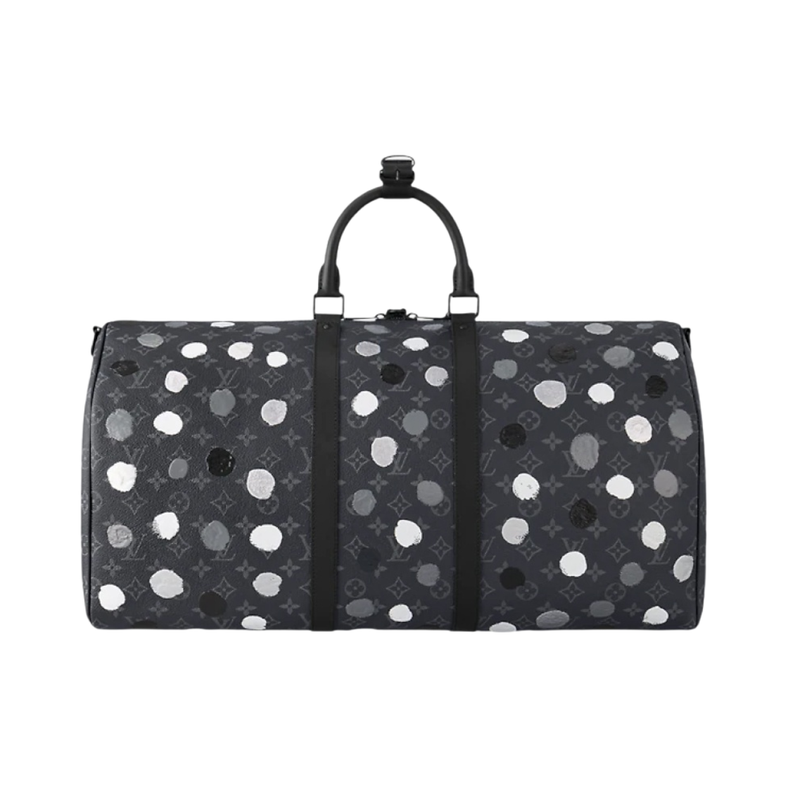 루이비통 x 야요이 쿠사마 키폴 55 블랙(Louis Vuitton x YK Keepall 55 Black) - 3