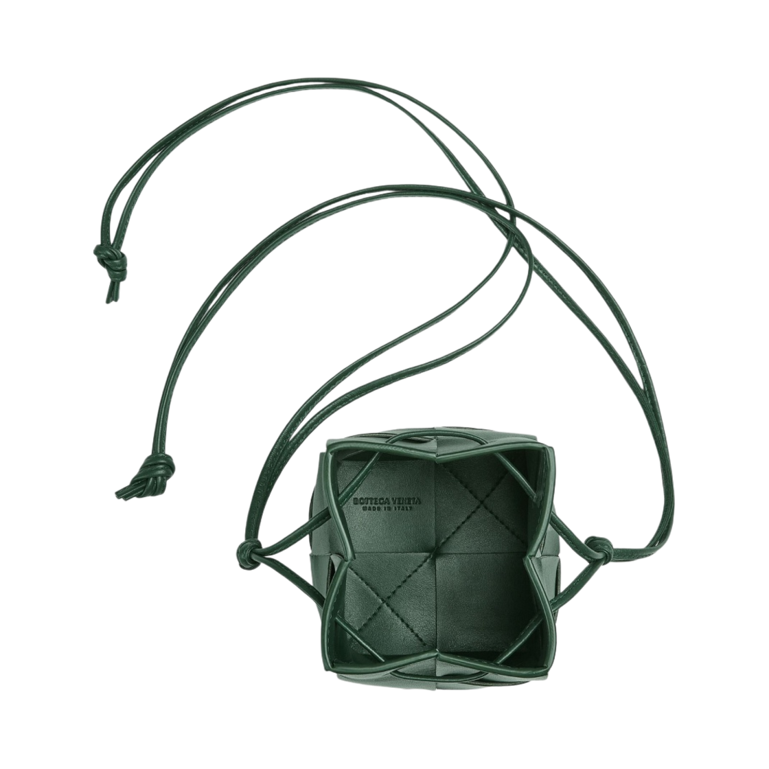 보테가 베네타 미니 레더 카세트 버킷백 레인트리(Bottega Veneta Mini Leather Cassette Bucket Bag Raintree) - 3