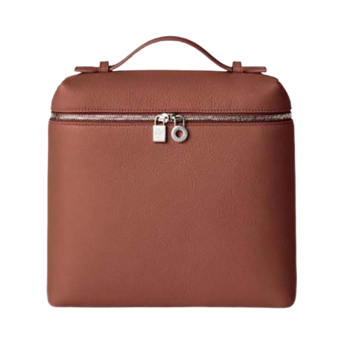 FAN4041-P500 (W) Loro Piana Extra Pocket Backpack L23.5 in Calfskin Kummel Silver