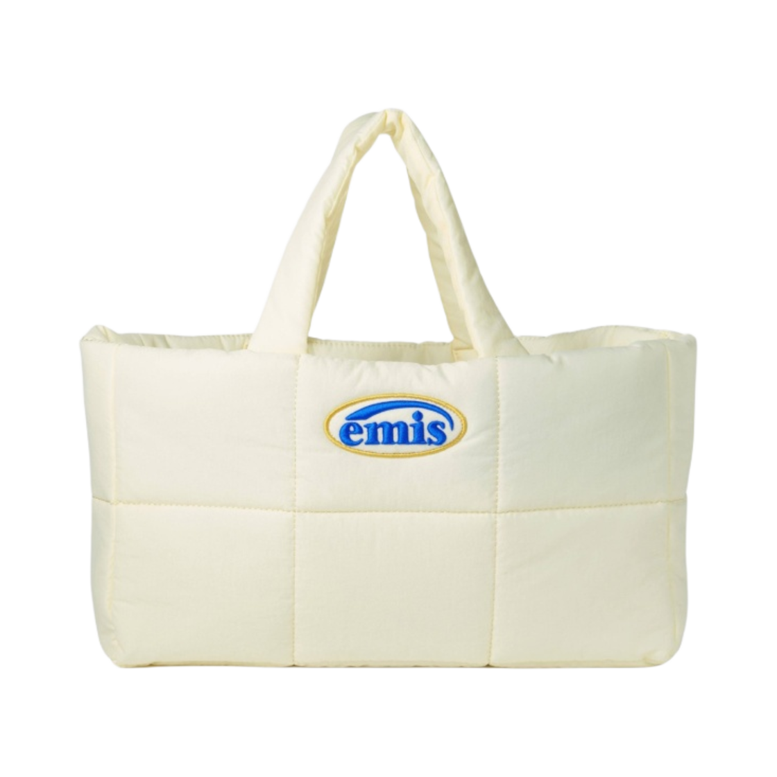 - Emis Wappen Padded Shoulder Bag Ivory