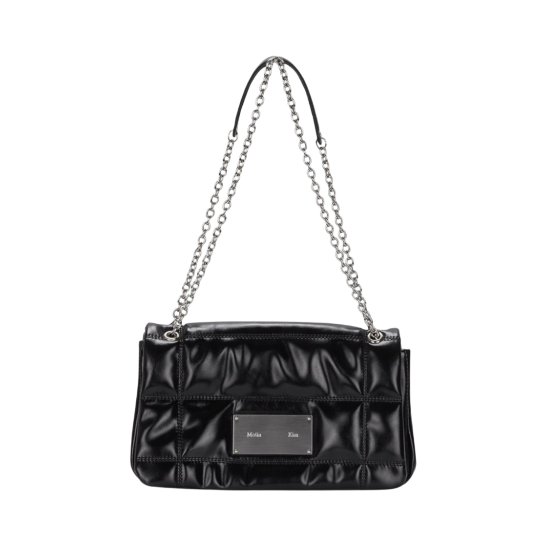 마뗑킴 클래식 체인 퀼팅 백 블랙