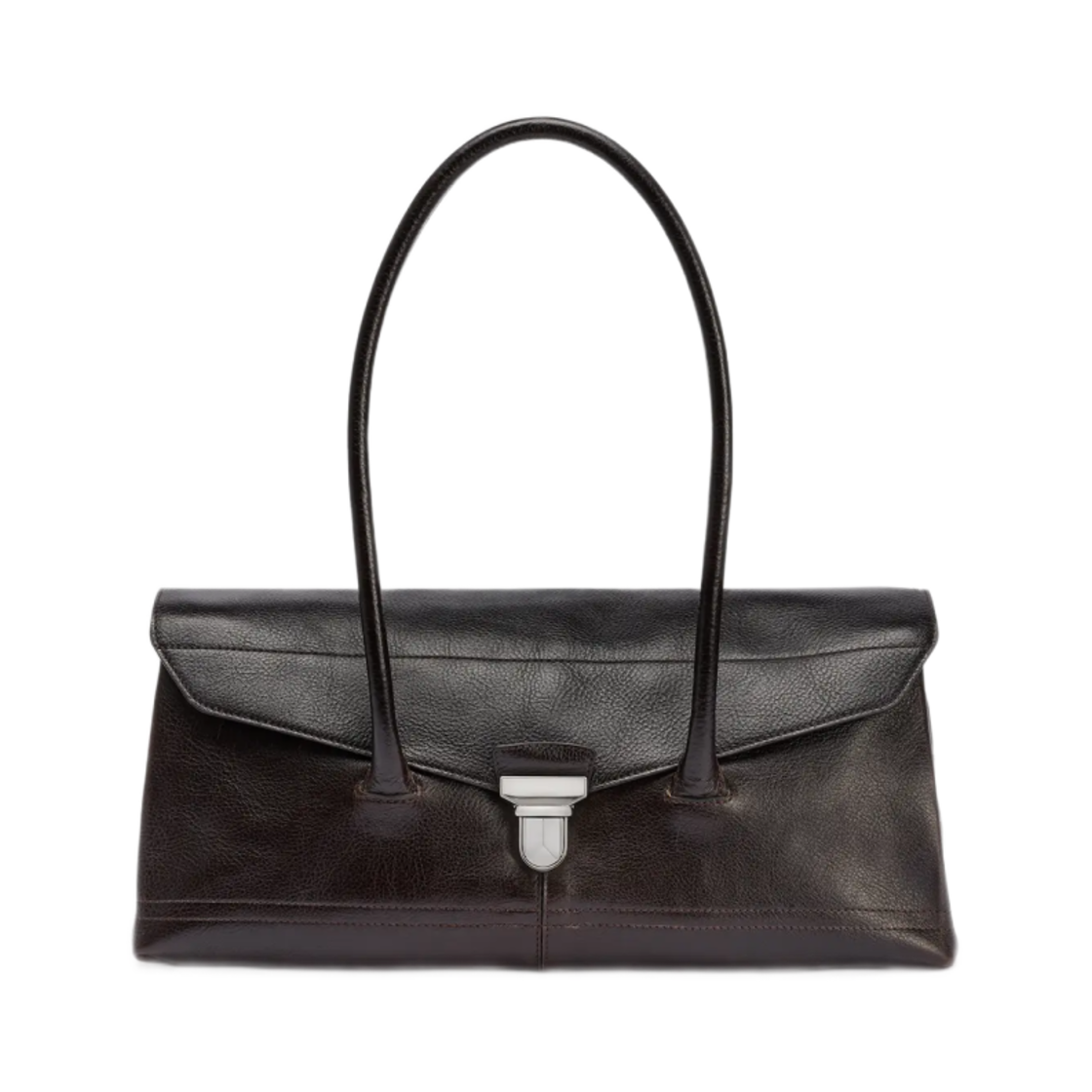 르메르 글로시 베지터블 레더 숄더 기어백 에스프레소(Lemaire Glossy Vegetable Leather Shoulder Gear Bag Espresso)