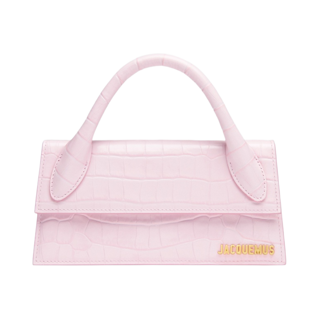 자크뮈스 르 치키토 롱 레더 핸드백 페일 핑크(Jacquemus Le Chiquito Long Leather Handbag Pale Pink) - 1