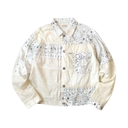 Kapital Gauze Bandana Patchwork PT 1st Jacket White