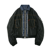 Levi's x Sacai Denim x Nylon Twill Reversible Blouson Indigo Black