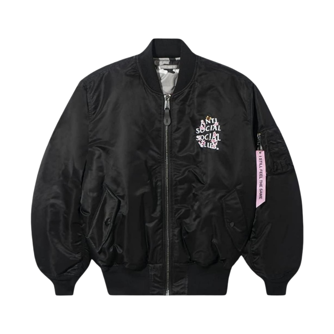 - Anti Social Social Club x Alpha Industries MA-1 Flight Jacket Black