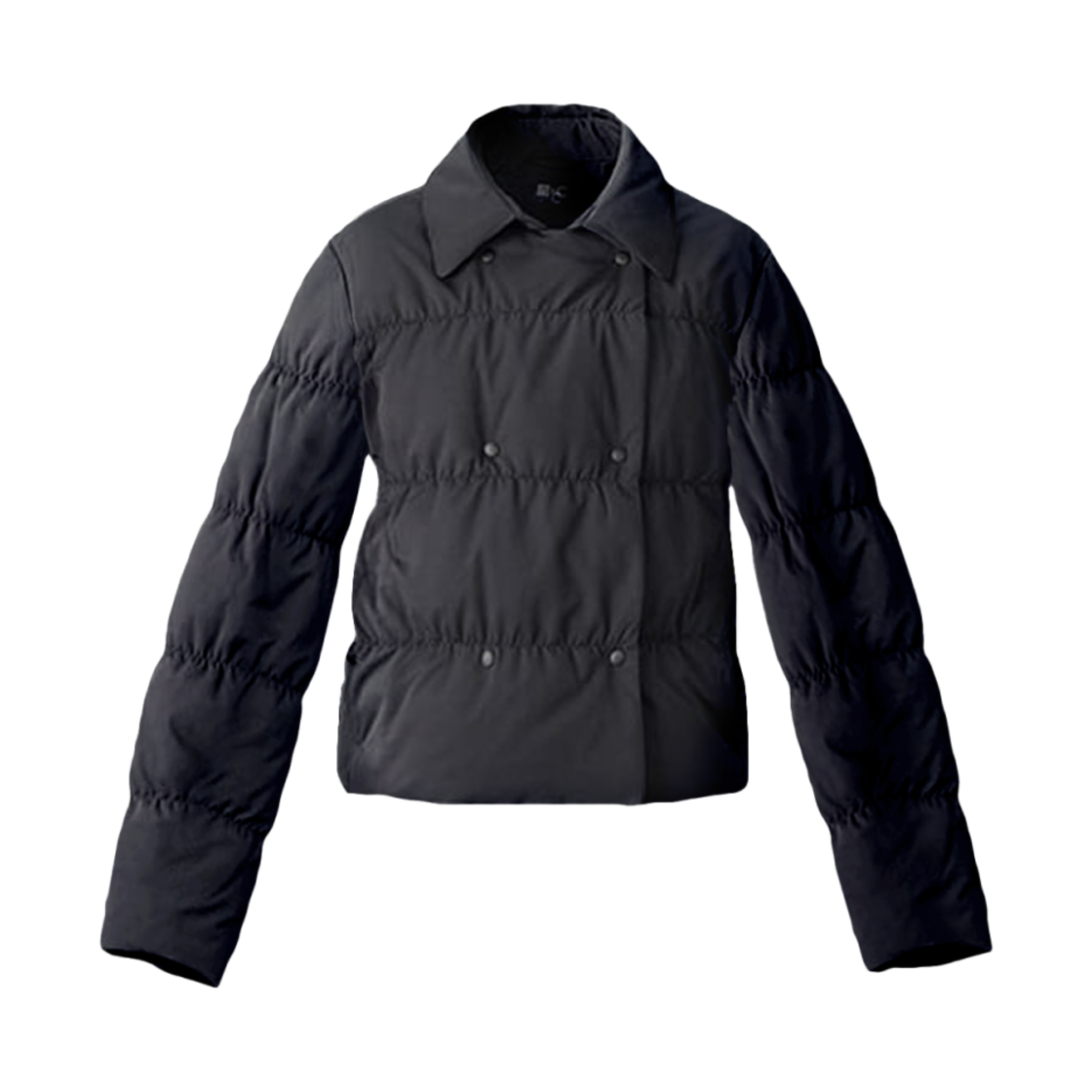 (W) 유니클로 C 다운 숏 자켓 블랙 - KR((W) Uniqlo C Down Short Jacket Black - KR) - 1