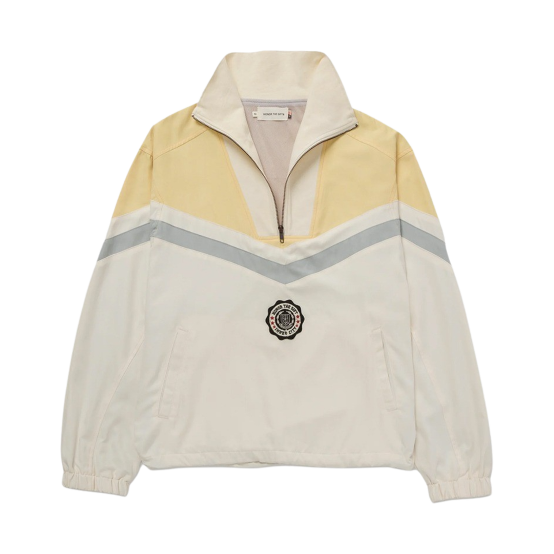 KM4BOTBHG21ML Honor the Gift Brushed Poly Track Anorak Bone