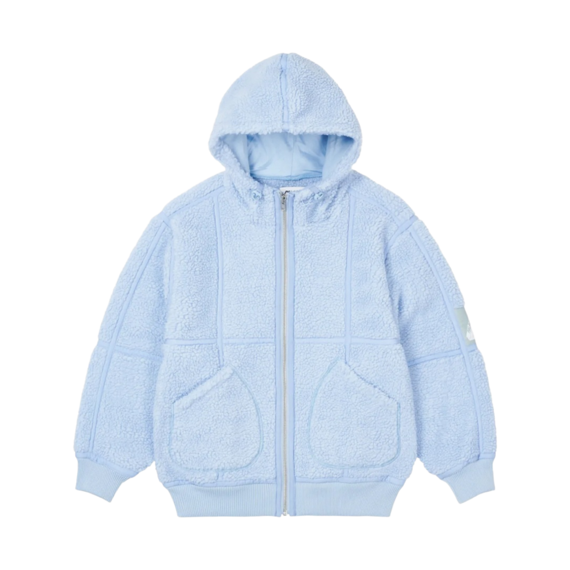 팔라스 쉐르파 후드 자켓 라이트 블루 - 22FW(Palace Sherpa Hooded Jacket Light Blue - 22FW) - 1