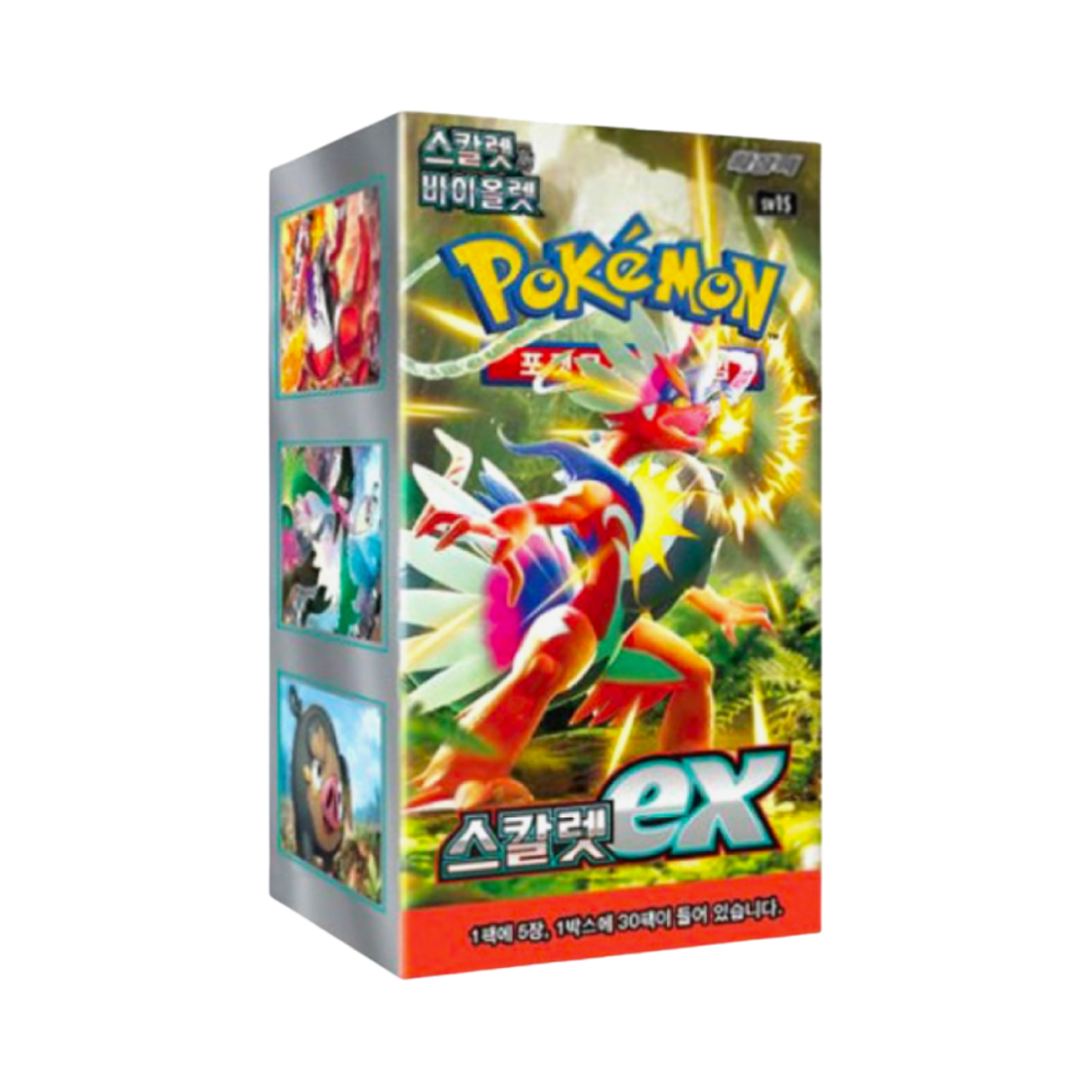 포켓몬 TCG 스칼렛 & 바이올렛 확장팩 스칼렛 EX 박스 (30팩/한글판)(Pokemon TCG Scarlet & Violet Expansion Pack Scarlet EX Box (Pack of 30/Korean Ver.))