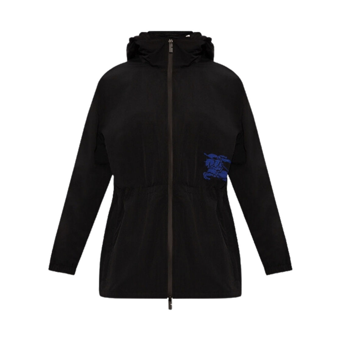(W) 버버리 EKD 로고 나일론 후드 자켓 블랙((W) Burberry EKD Logo Nylon Hooded Jacket Black) - 1