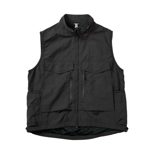 FPGJK05CH Found Pocket Double Pocket Wind Vest Charcoal