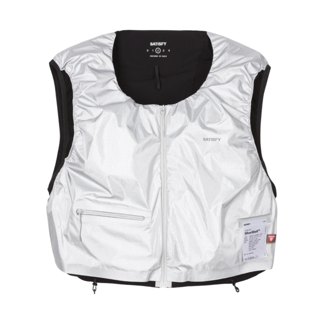 5278-SI Satisfy Silvershell Modular Thermal Vest Silver