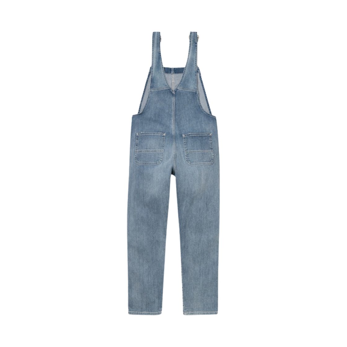 (W) 칼하트 WIP 갈라틴 블루 스트래치 데님 빕 오버롤 블루 라이트 스톤 워시드((W) Carhartt WIP Gallatin Blue Stretch Denim Bib Overall Blue Light Stone Washed) - 2