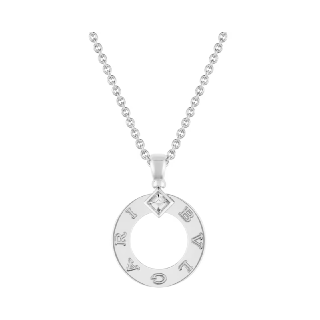 불가리 불가리 네클리스 화이트 골드 다이아몬드(Bulgari Bulgari Necklace White Gold Diamond)