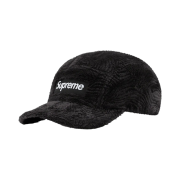 Supreme Swirl Fleece Camp Cap Black - 22FW