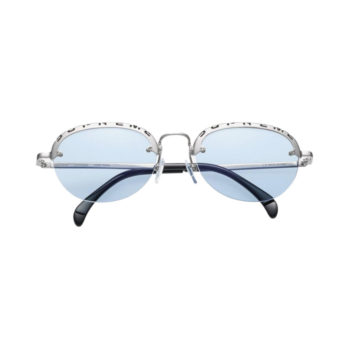 - Supreme Elm Sunglasses Silver - 23SS