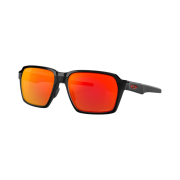 Oakley Parlay Matte Black Frame Prizm Ruby Lenses High Bridge Fit