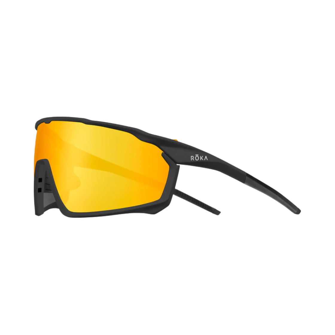 료카 CP-1X 매트 블랙 프레임 골드 미러 렌즈(Roka CP-1X Matte Black Frame Gold Mirror Lens) - 2