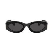 (W) Miu Miu Glimpse Sunglasses Slate Grey Lenses Black Acetate