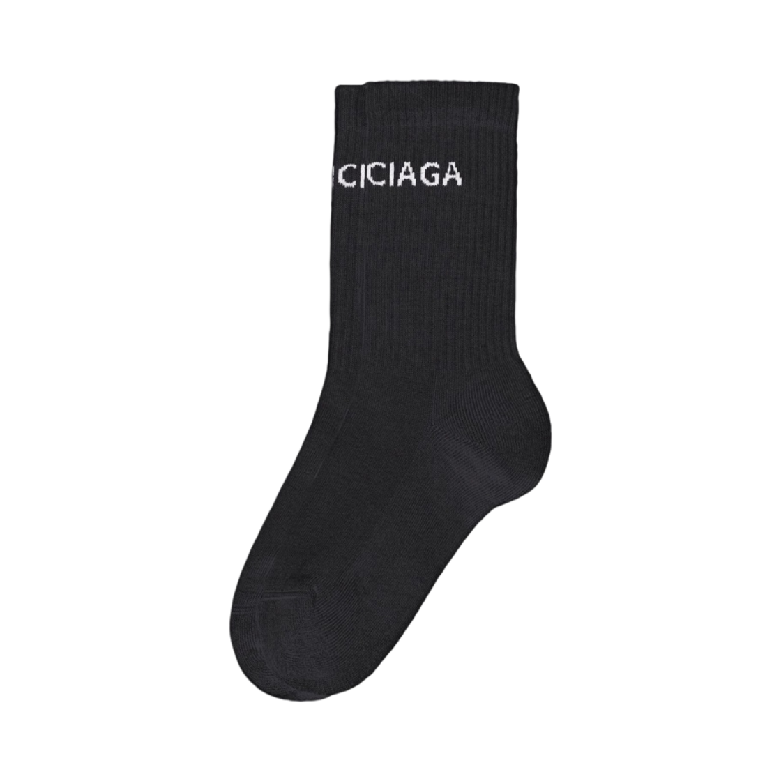 (W) 발렌시아가 양말 블랙 화이트((W) Balenciaga Socks Black White) - 2