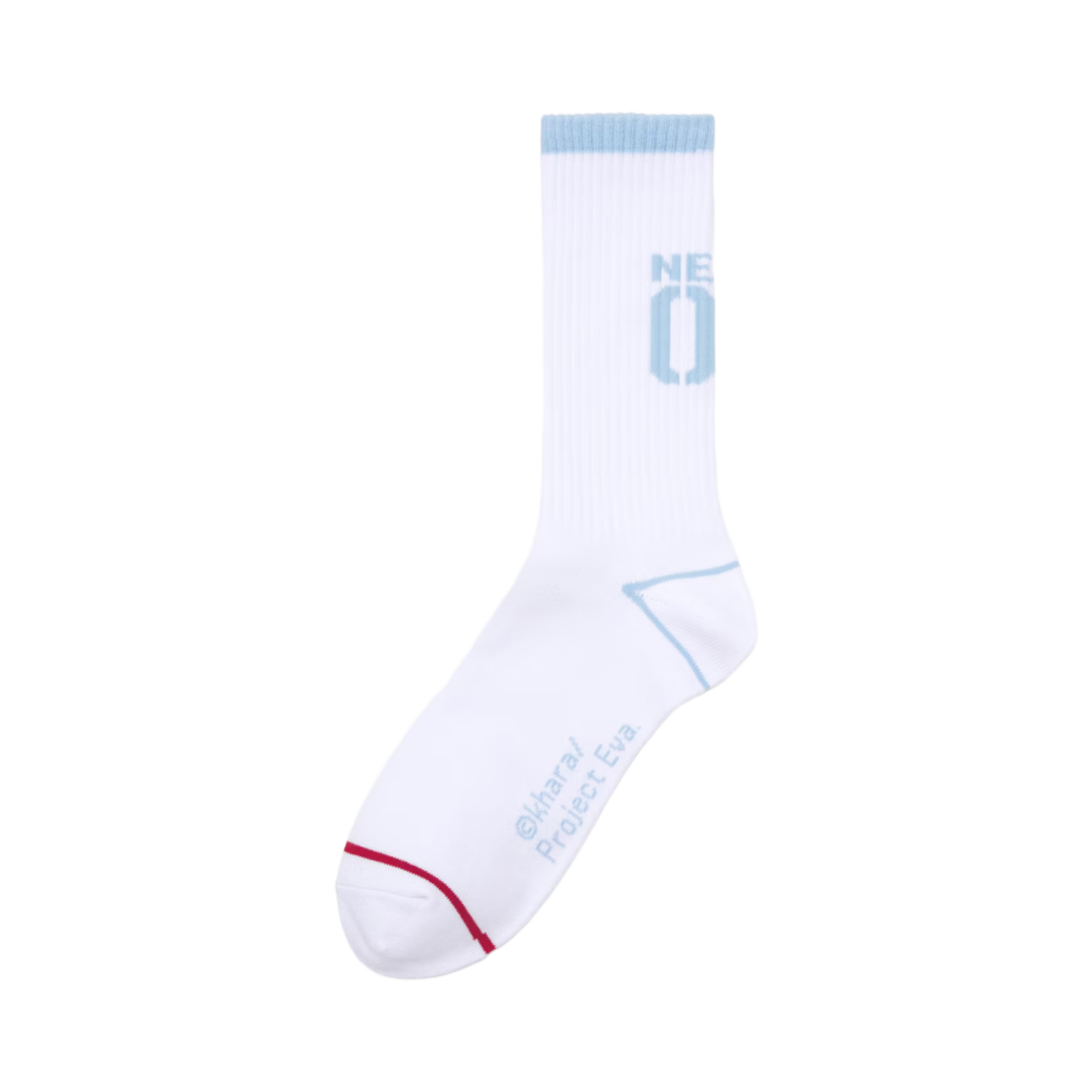 353090-01 GU x Evangelion Socks White - JP