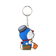 Porter x Doraemon Key Charm Side Olive