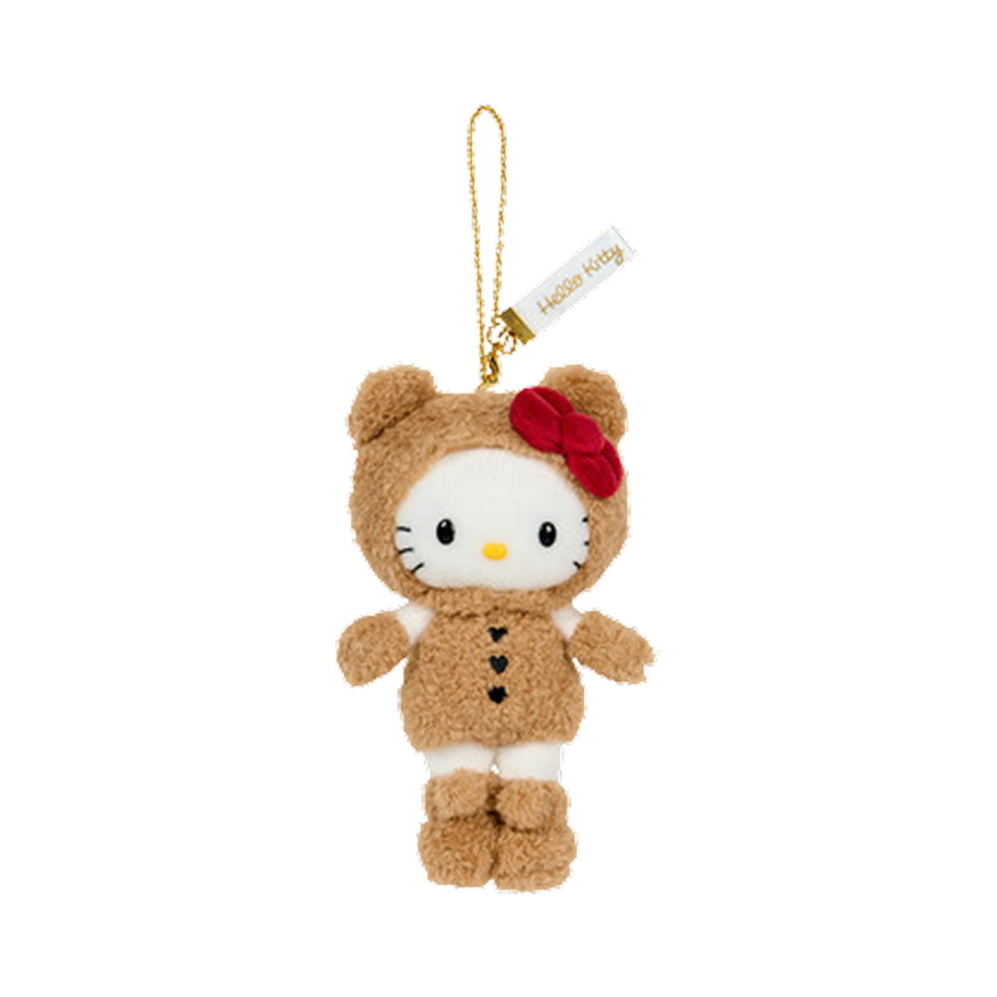 산리오 헬로 키티 베어 수트 마스코트 홀더(Sanrio Hello Kitty Bear Suit Mascot Holder) - 1
