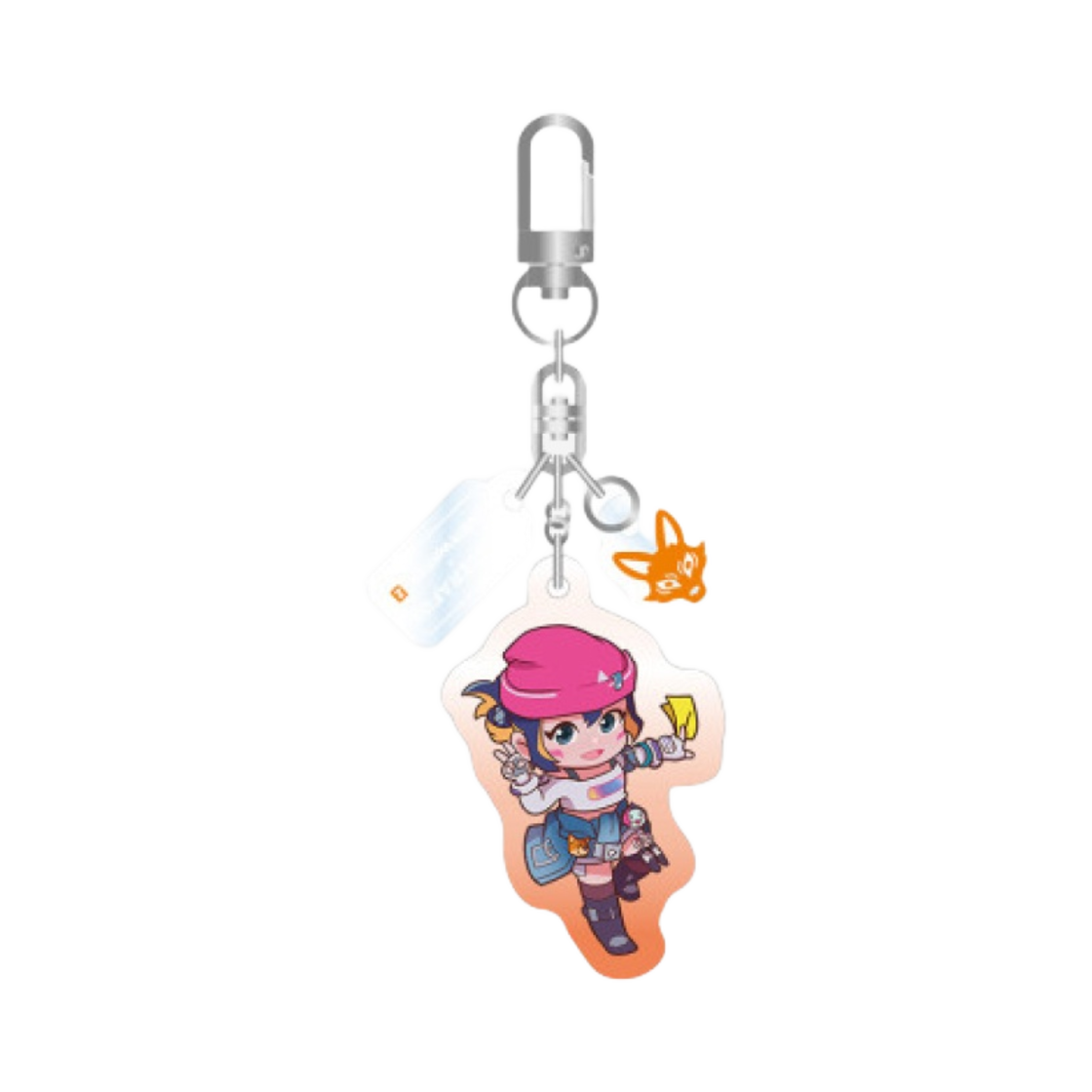 블리자드 x 르세라핌 오버워치 2 아크릴 키링 SD 버전 키리코(Blizzard x LE SSERAFIM Overwatch 2 Acrylic Keyring SD Ver. Kiriko)