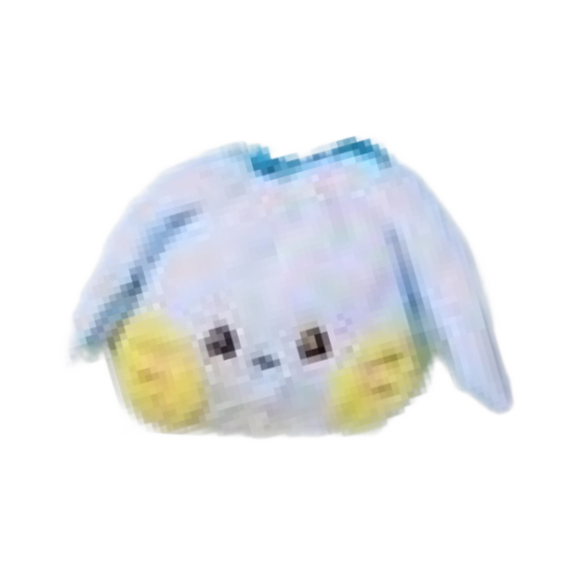 뉴진스 버니니 플러쉬 드로스트링 백 화이트 - 일본 한정(NewJeans Bunini Plush Drawstring Bag White - Japan Exclusive)