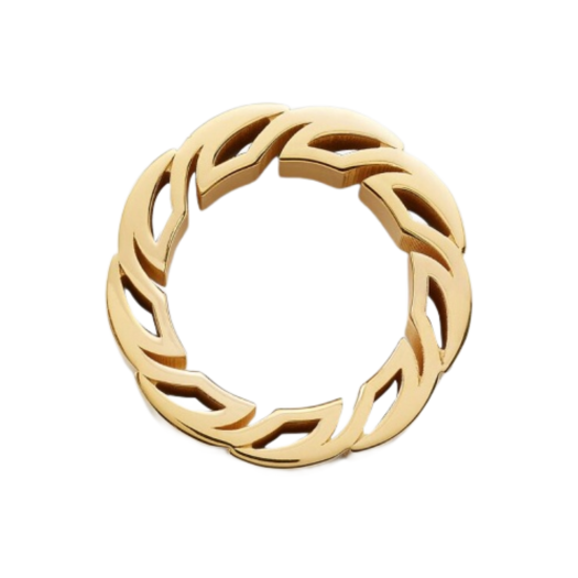 Bottega Veneta Tide Ring Yellow Gold
