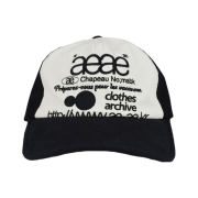 Aeae Web Logo Mesh Cap Black