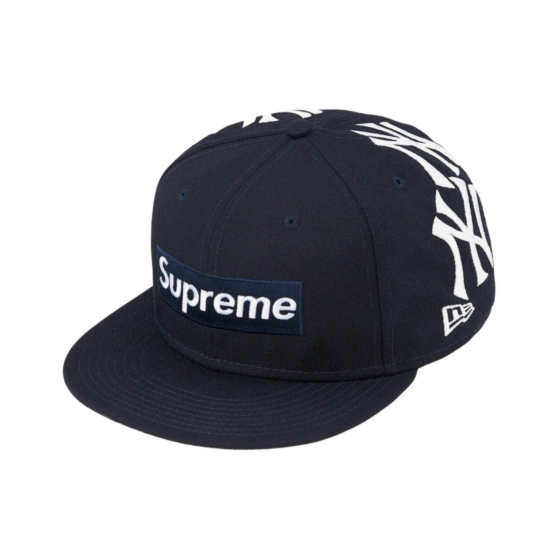 슈프림 x 뉴욕 양키스 박스로고 뉴에라 네이비 - 21FW(Supreme x New York Yankees Box Logo New Era Navy - 21FW)