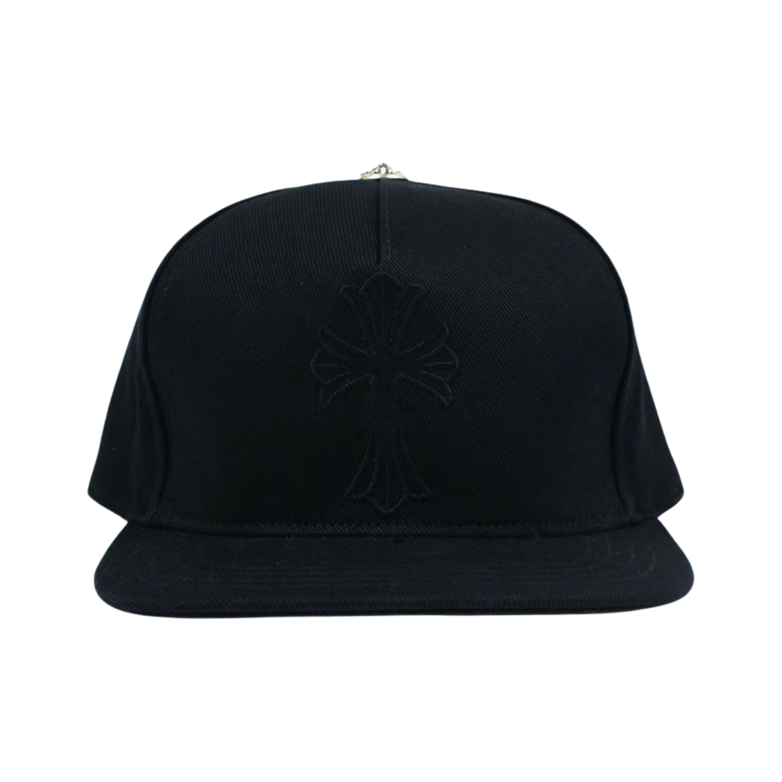 크롬하츠 크로스 왁스드 데님 베이스볼캡 블랙(Chrome Hearts Cross Waxed Denim Baseball Cap Black)