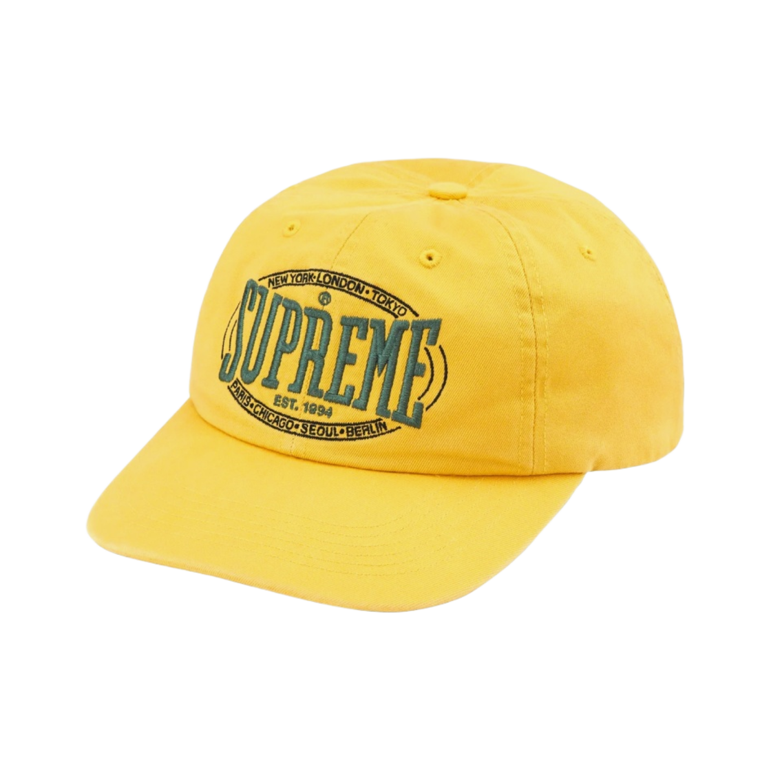 슈프림 웜 업 6 패널 옐로우 - 23FW