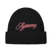 Supreme Script Logo Beanie Black - 21FW
