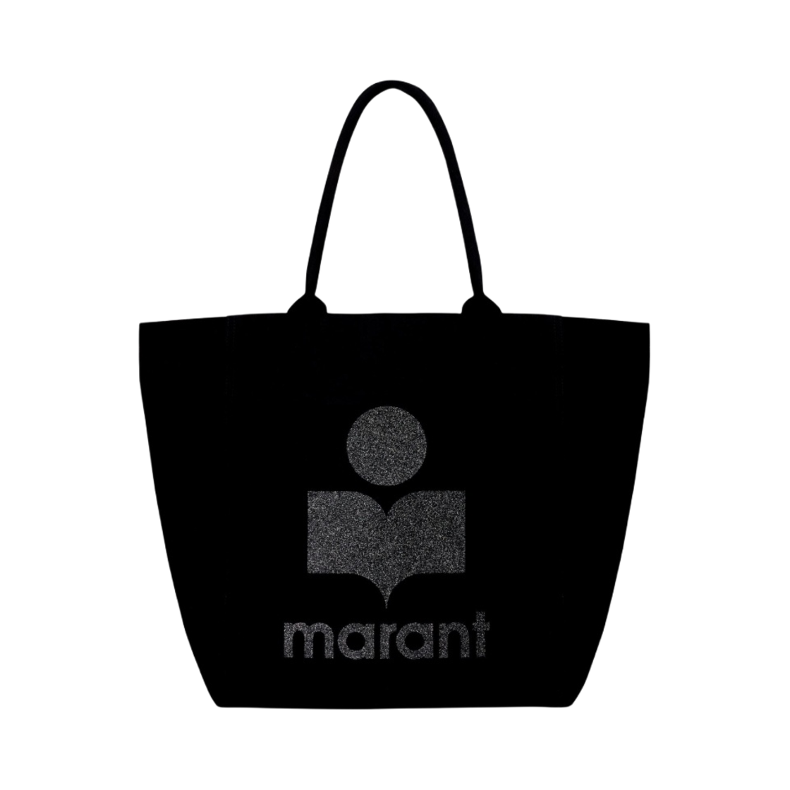 PM0001FA-A1X46M-01BK Isabel Marant Yenky Logo Tote Bag Black - 23SS