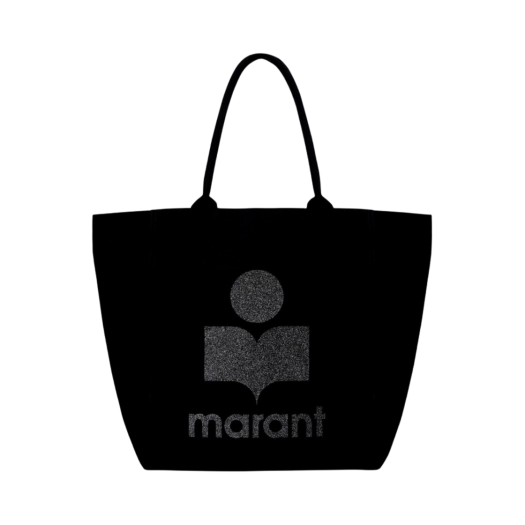 PM0001FA-A1X46M-01BK Isabel Marant Yenky Logo Tote Bag Black - 23SS