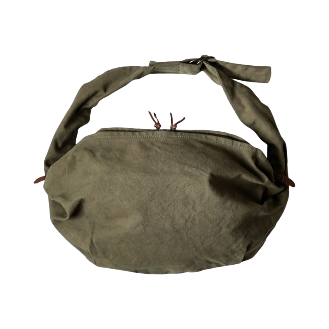 캐피탈 No.6 캔버스 스너프킨 백 카키(Kapital No.6 Canvas Snufkin Bag Khaki)