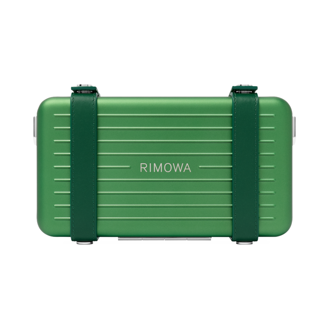 리모와 퍼스널 알루미늄 크로스바디백 에메랄드 그린(Rimowa Personal Aluminium Crossbody Bag Emerald Green)