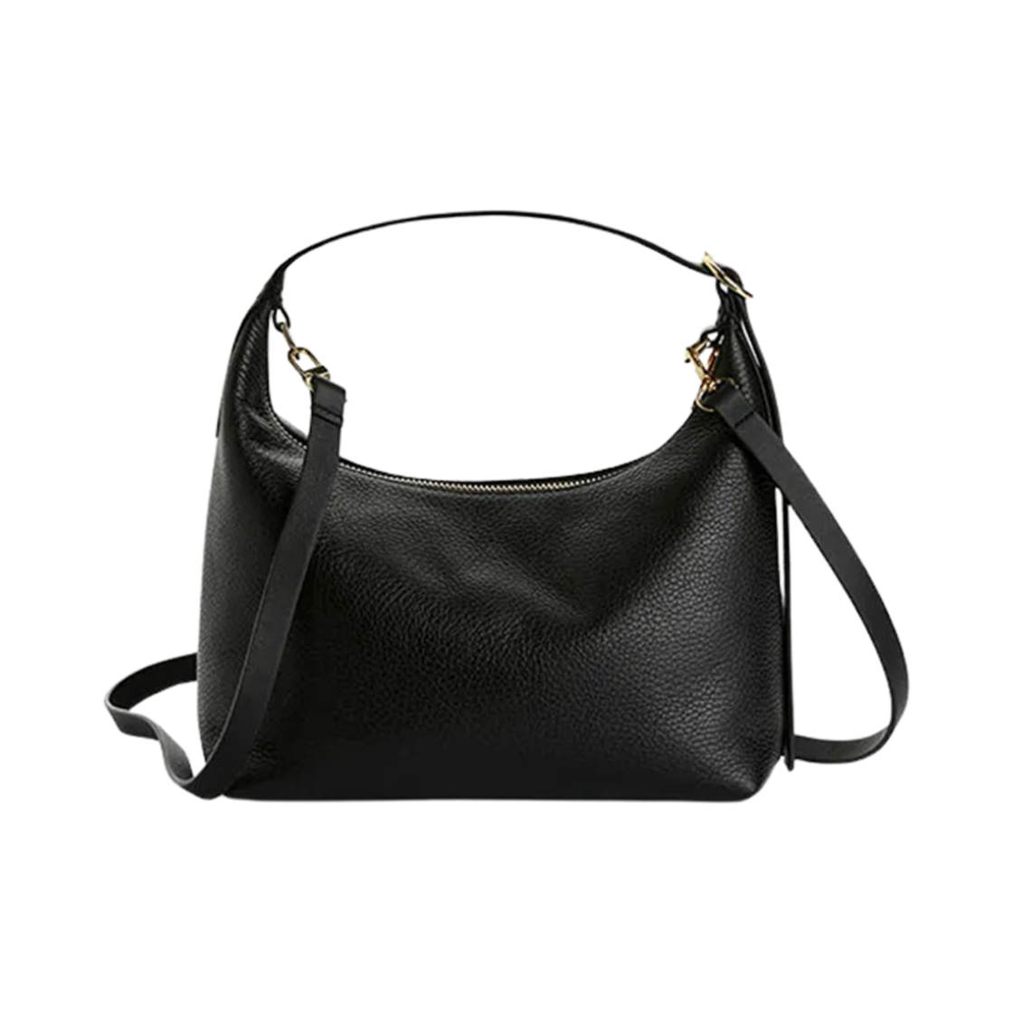 1226587-001 Arket Boxy Leather Bag Black