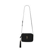 Saint Laurent Lou Camera Bag in Quilted Leather Black